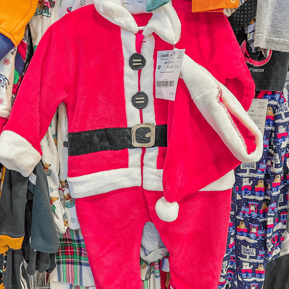 Santa outfit for 6 month old